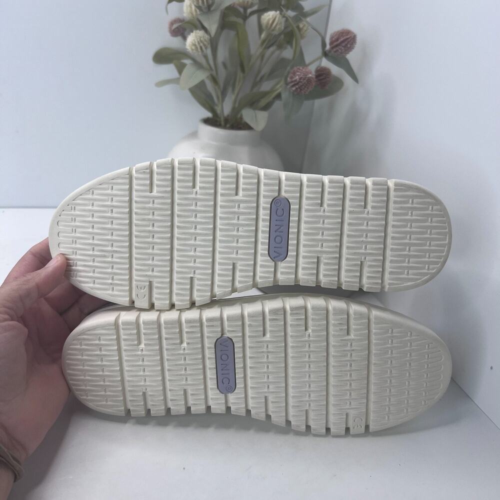 Vionic Uptown Skimmer Knit Fabric Slip-On Blue Mist/Silver Women's US 6.5 - Picture 7 of 8